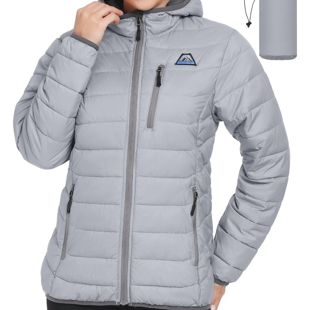 Packable Puffer Jacket Lightweight Water-Repellen… - image 1